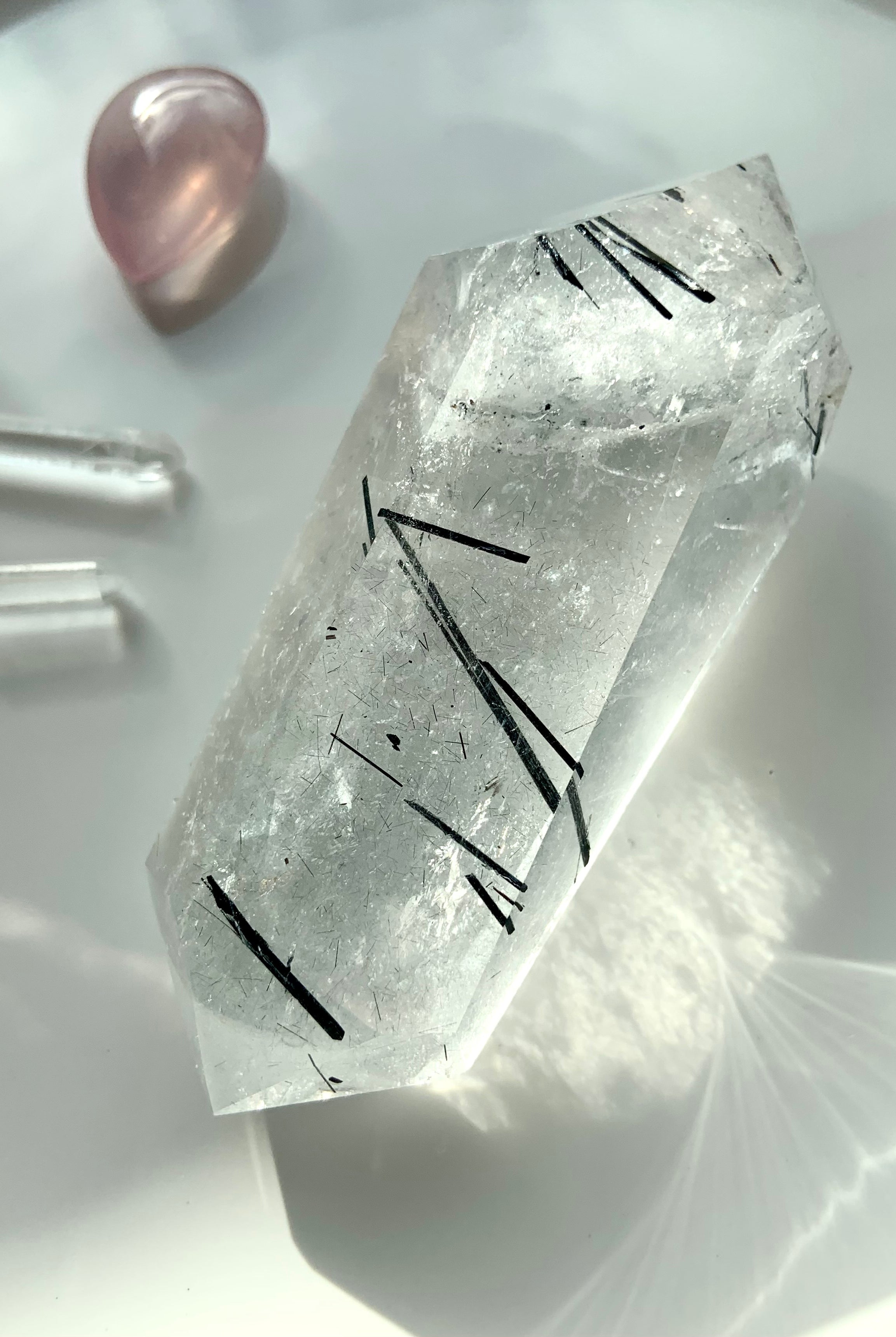 High Quality Tourmalated Quartz DT, Crystal Lover Gift Idea