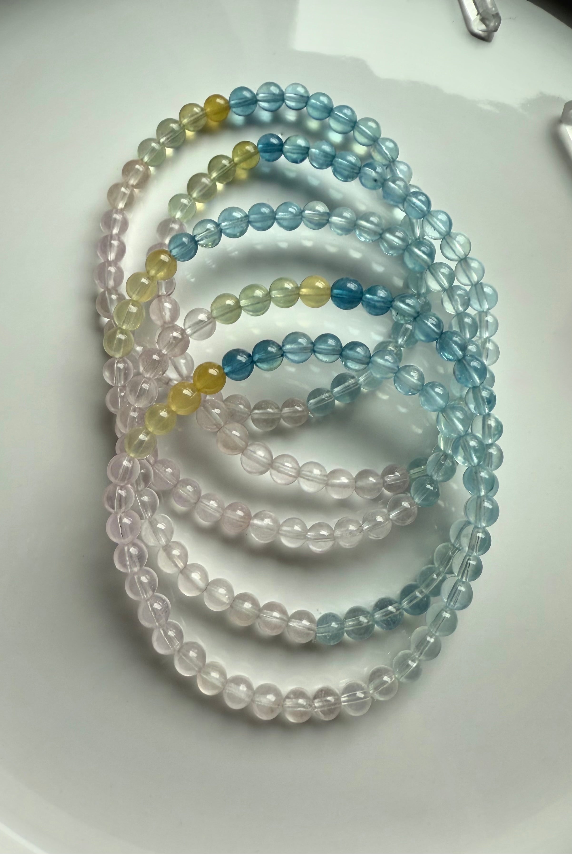 Wear your gem grade Morganite Bracelet to raise your vibration + bring you crystal clarity