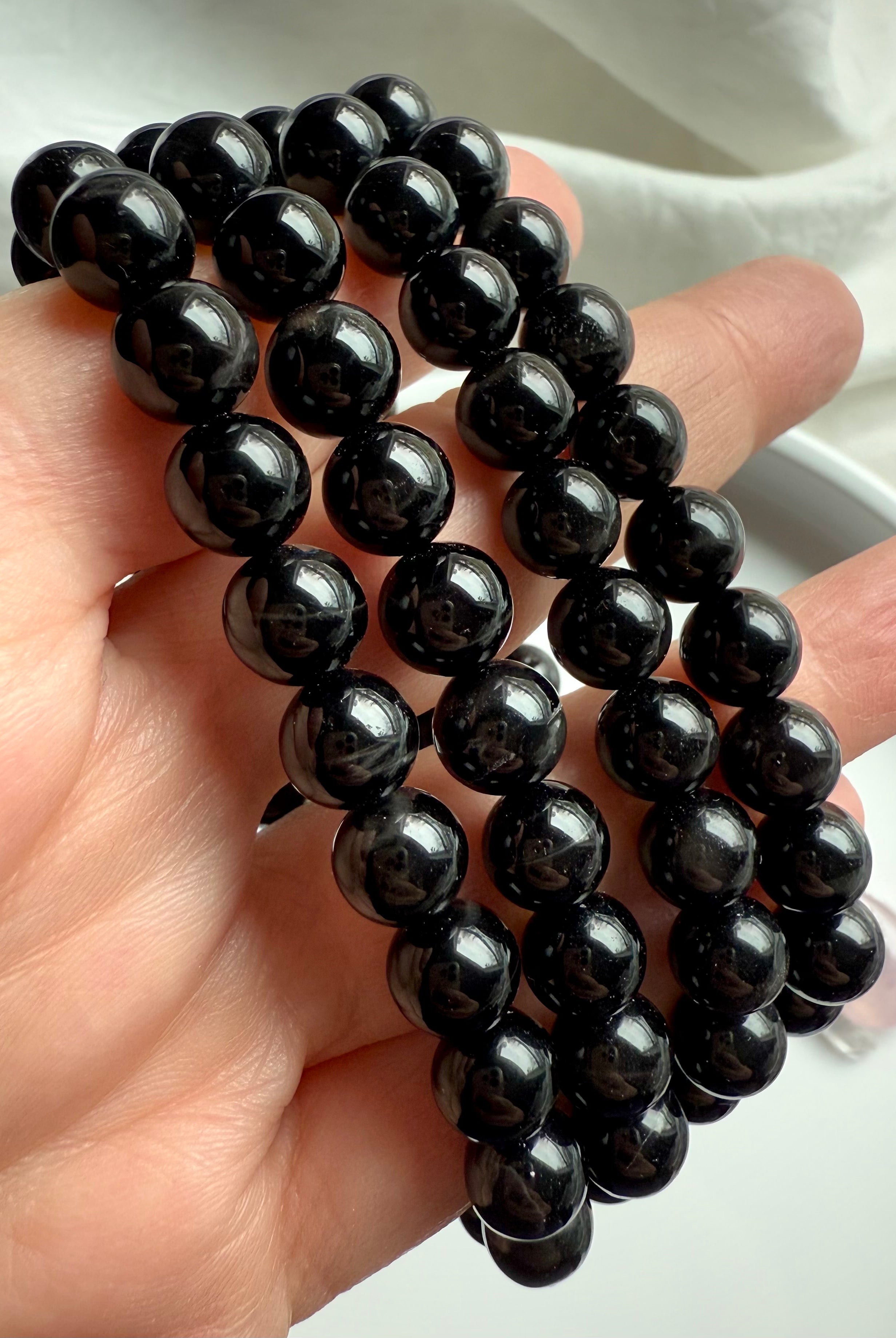 Wear your natural Black Tigers Eye Bracelet for motivation, grounding + energetic protection