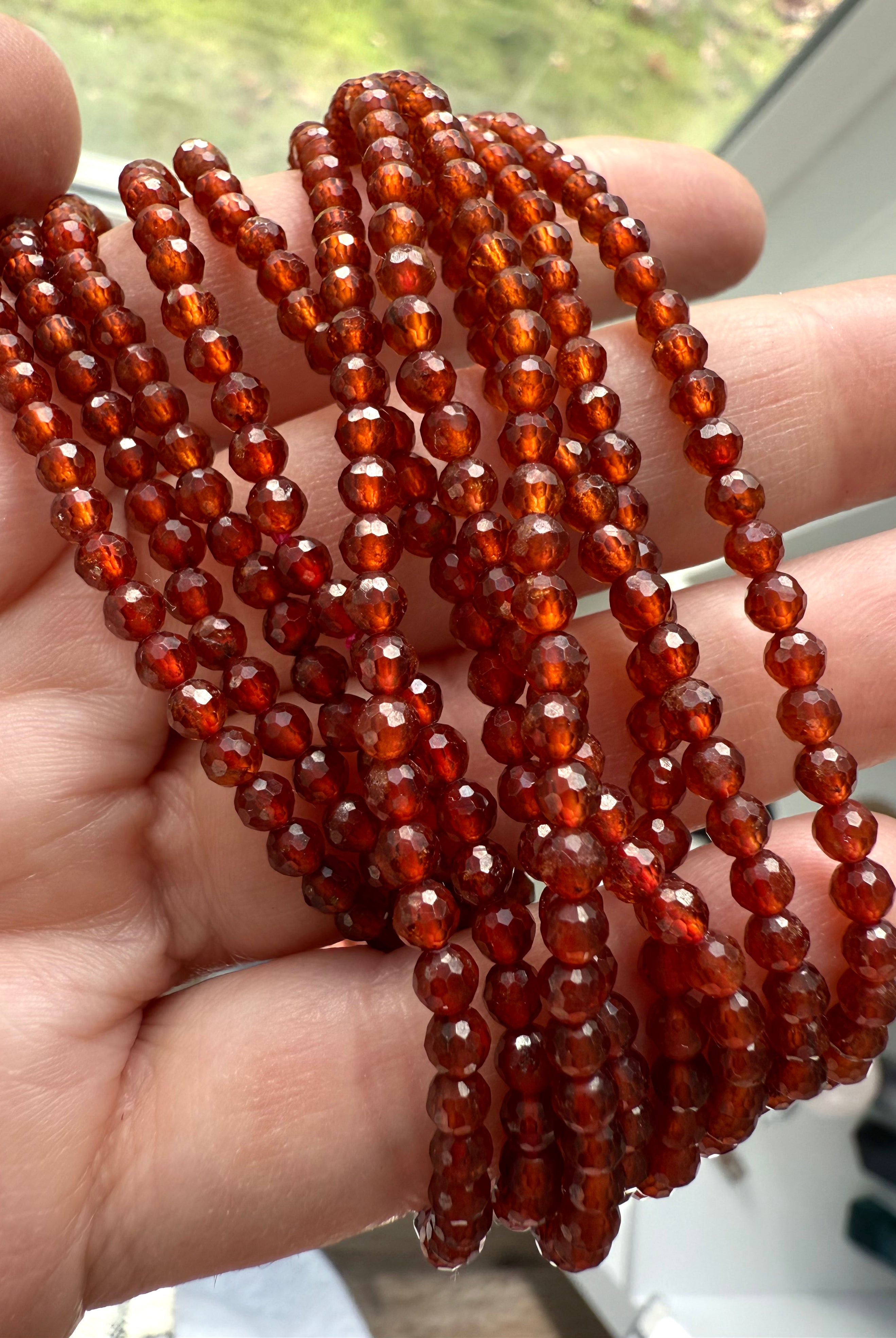 Made from sparklybeads with lovely depth of color + gemmy transparency