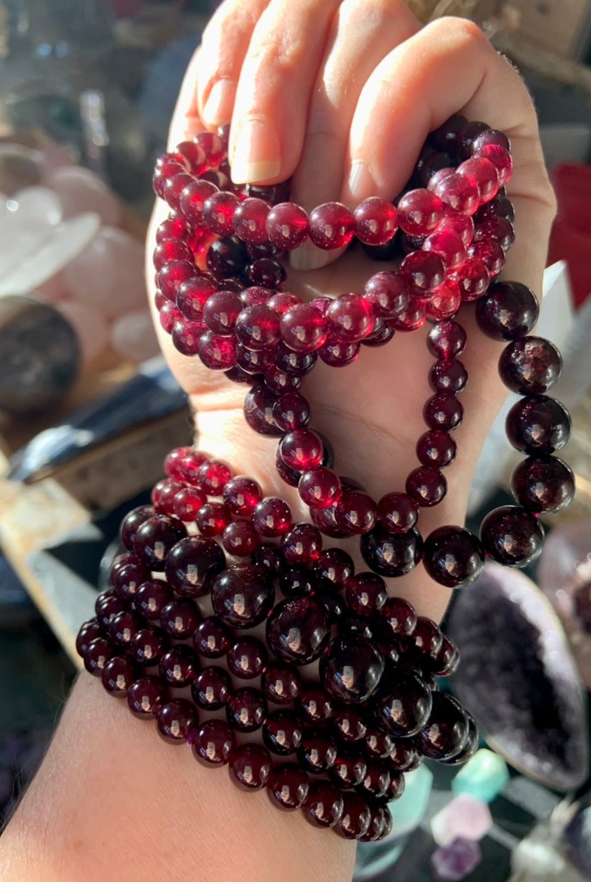 Almandine Garnet Bracelets