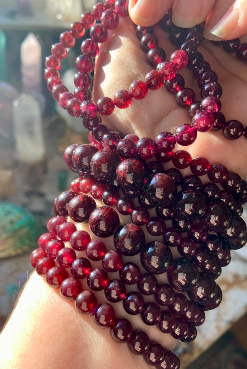 Almandine Garnet Bracelets