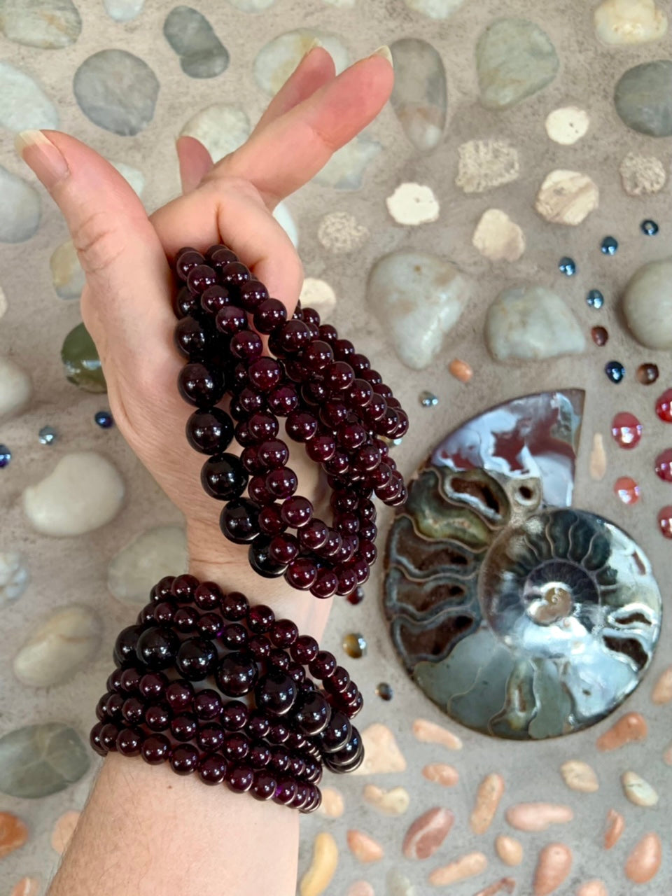 Almandine Garnet Bracelets