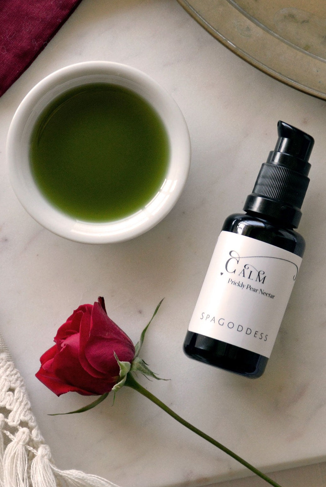 Calm Prickly Pear Face Oil for Sensitive Skin, Organic Facial Serum, Organic Facial Oil