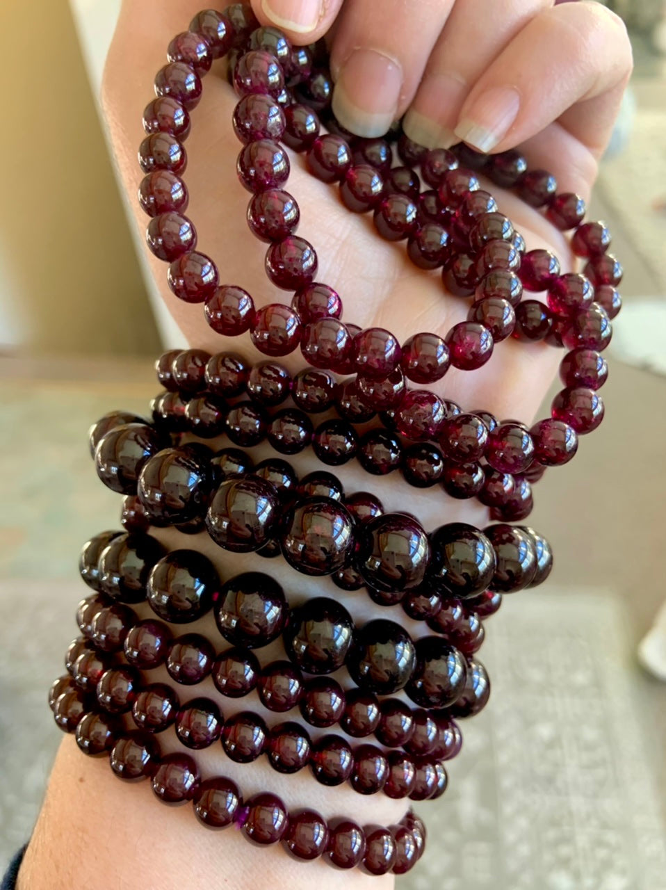 Almandine Garnet Bracelets