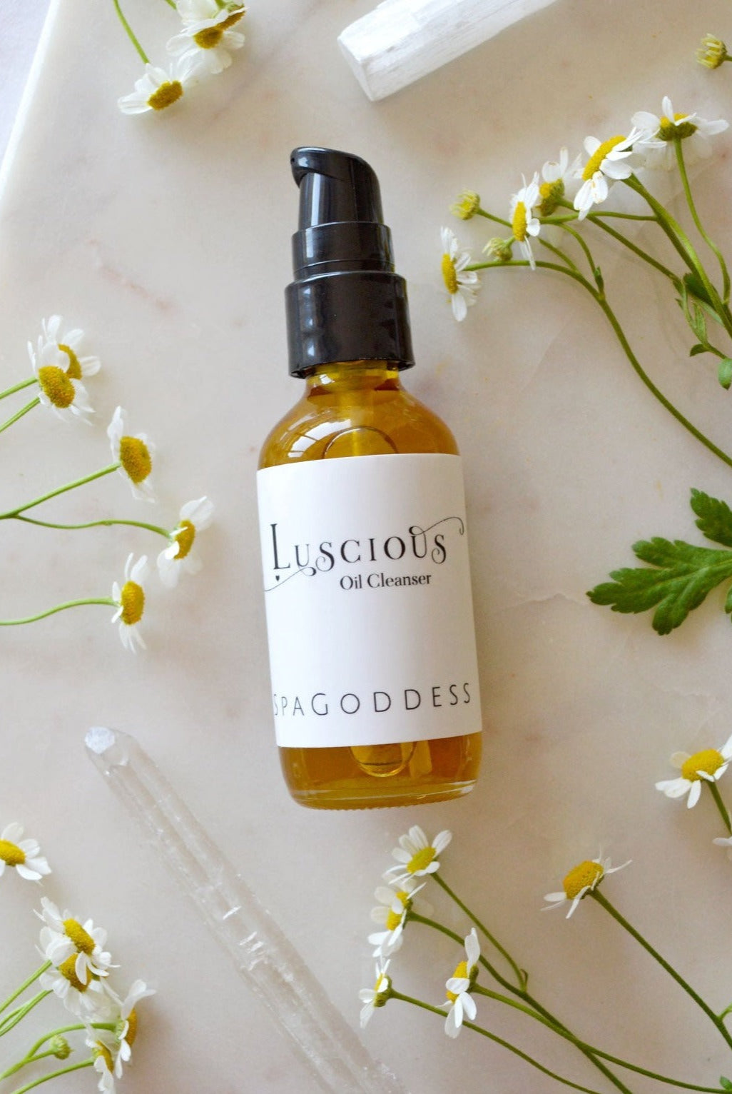 Luscious Oil Cleanser + Makeup Remover by SpaGoddess Apothecary