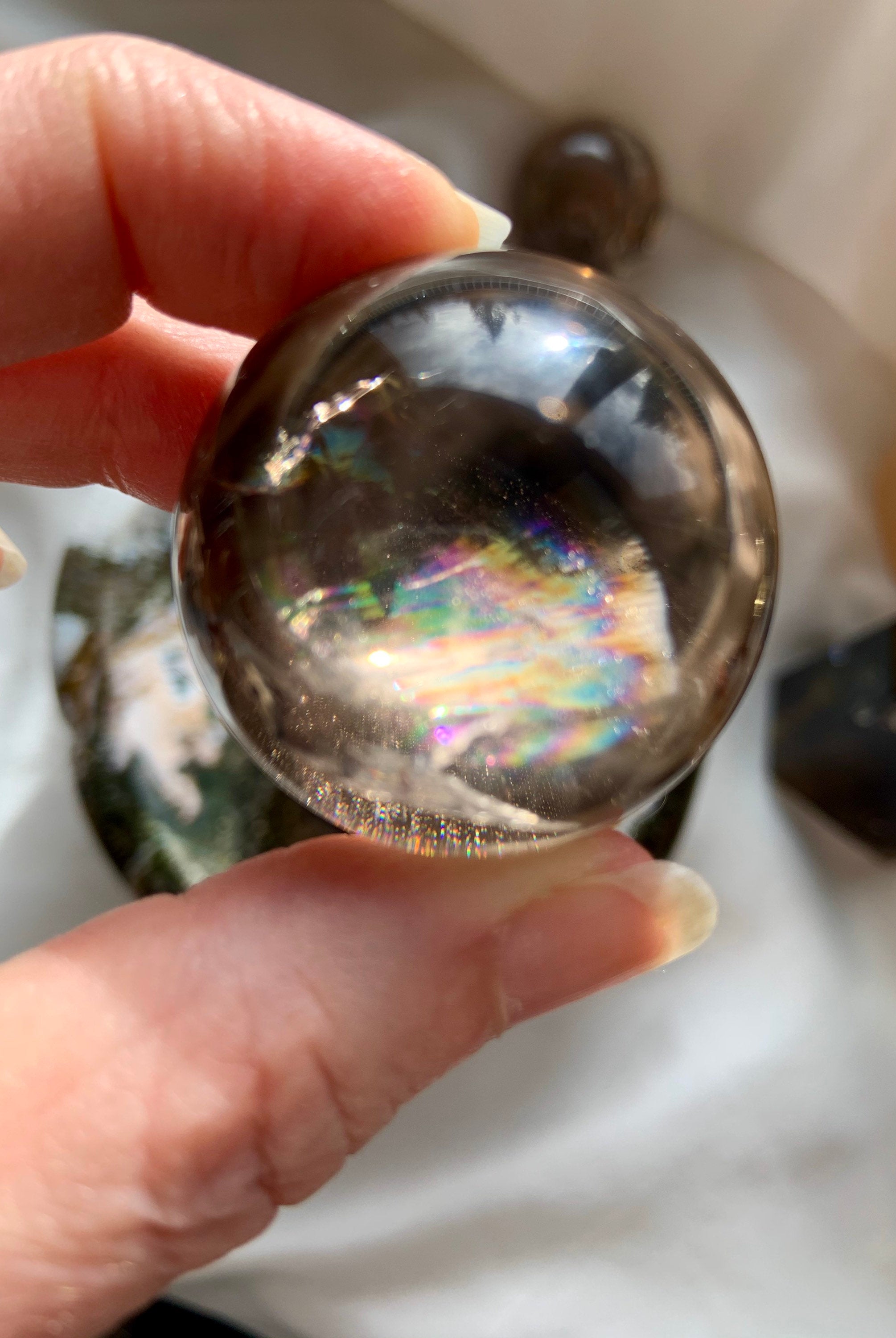 SMOKEY QUARTZ SPHERE
