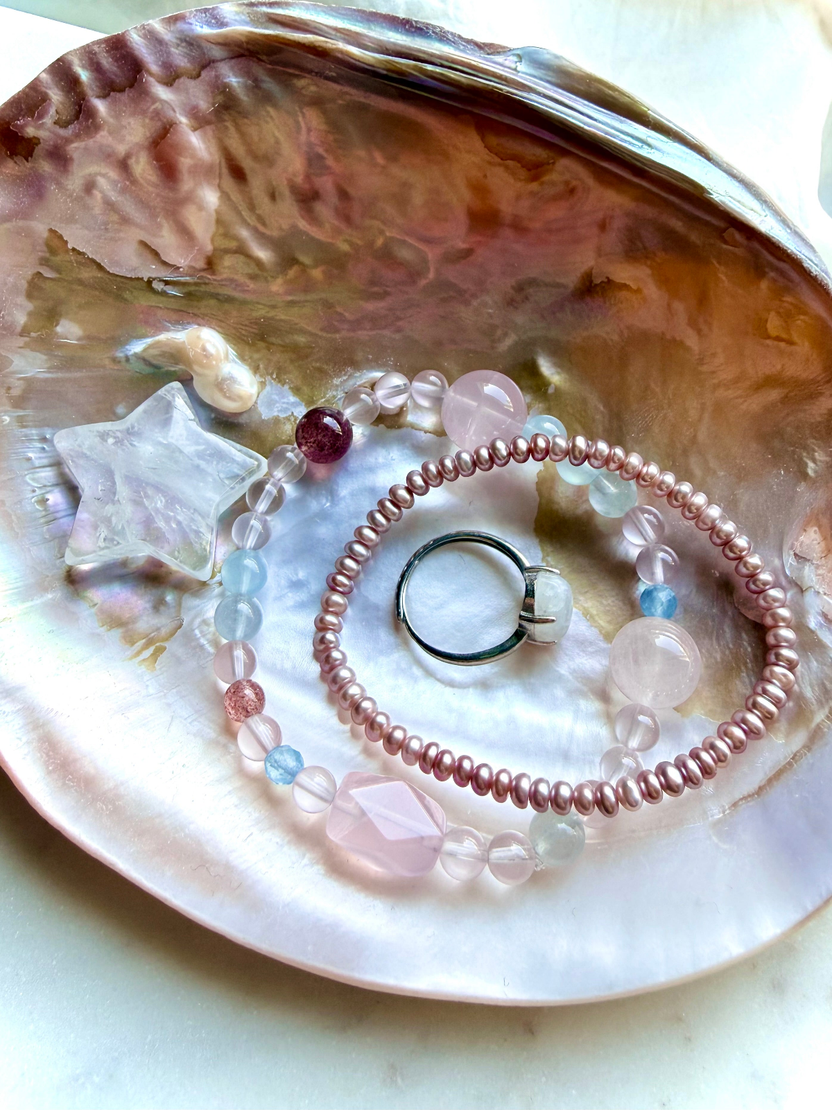 Crystal bracelet collection featuring handmade gemstone bracelets with natural healing crystals and energy healing jewelry