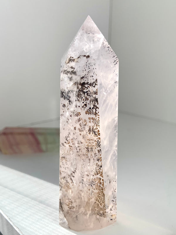 Girasol Dendritic Quartz Point