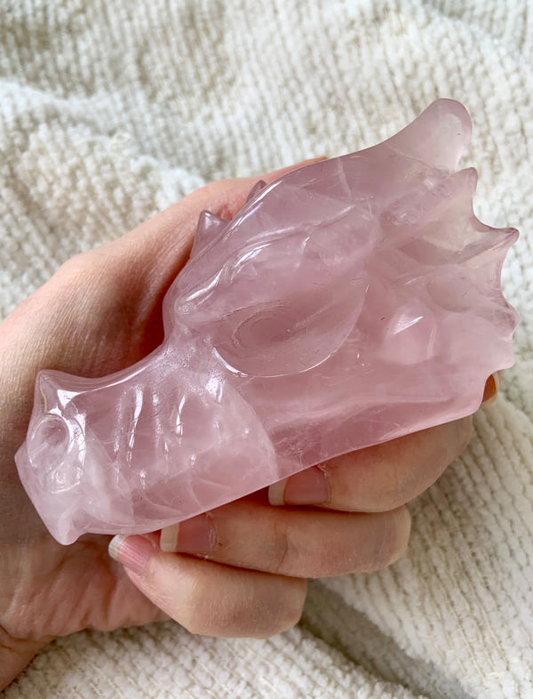 Rose Quartz Dragon