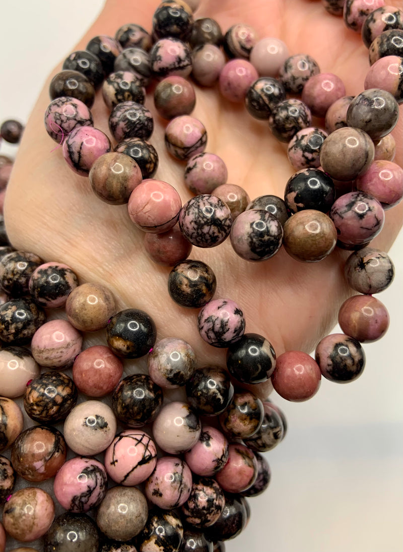 Rhodonite Beaded Bracelets