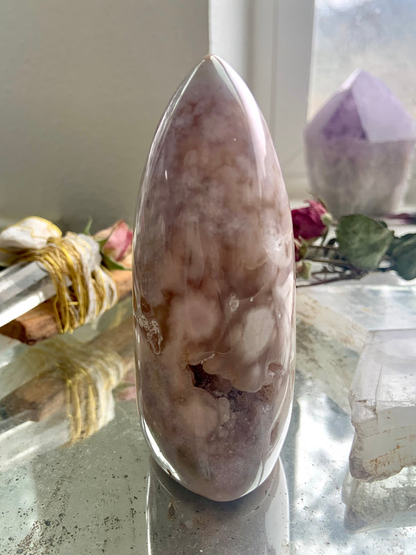 Pink Amethyst x Flower Agate Freeform