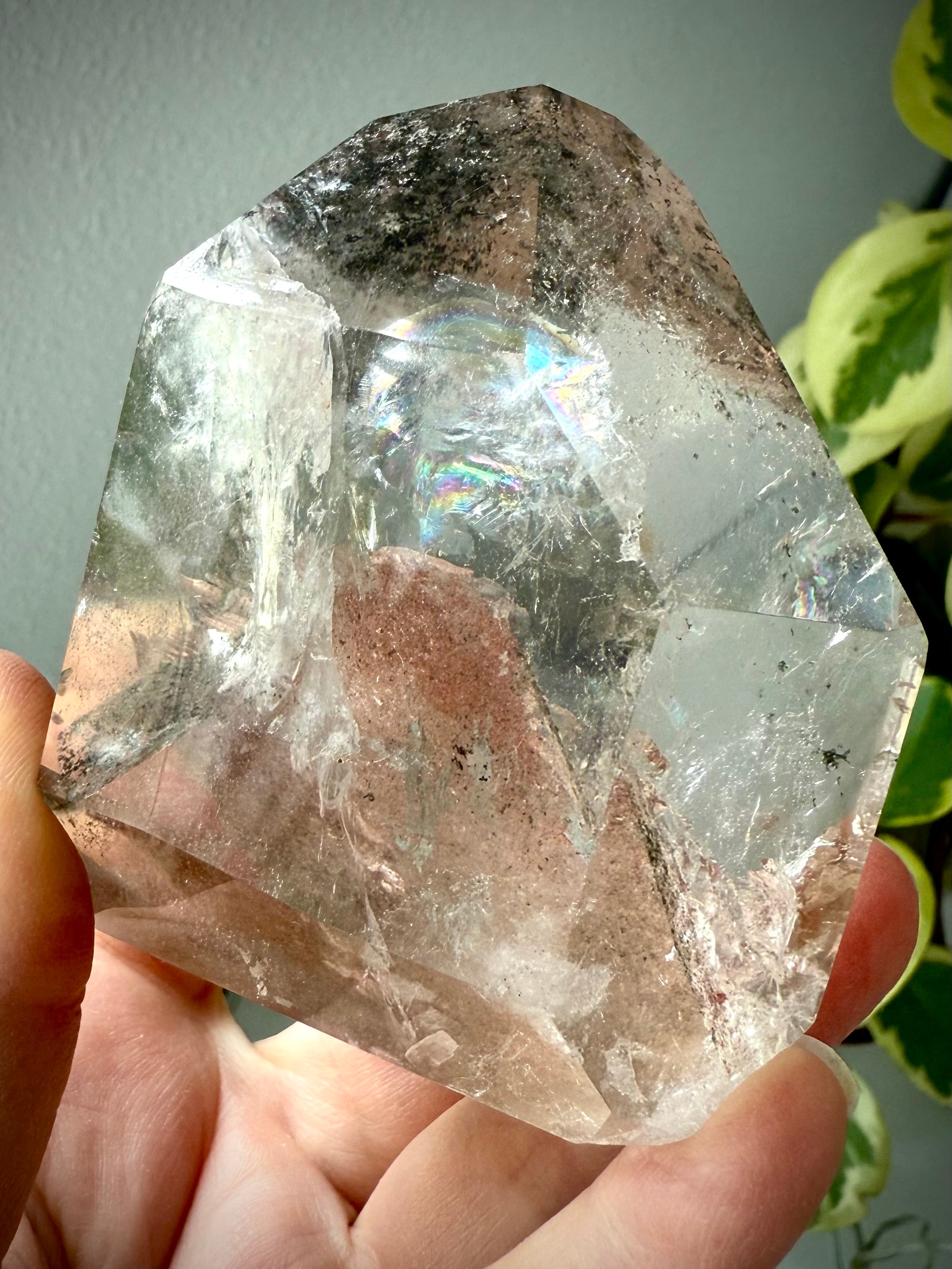 Chlorite included Crystals have a heart-centered energy that softens the side effects of modern life