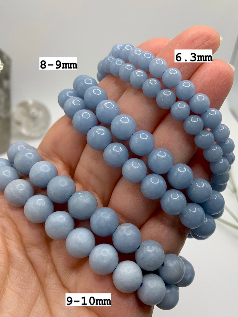 Angelite Beaded Bracelets