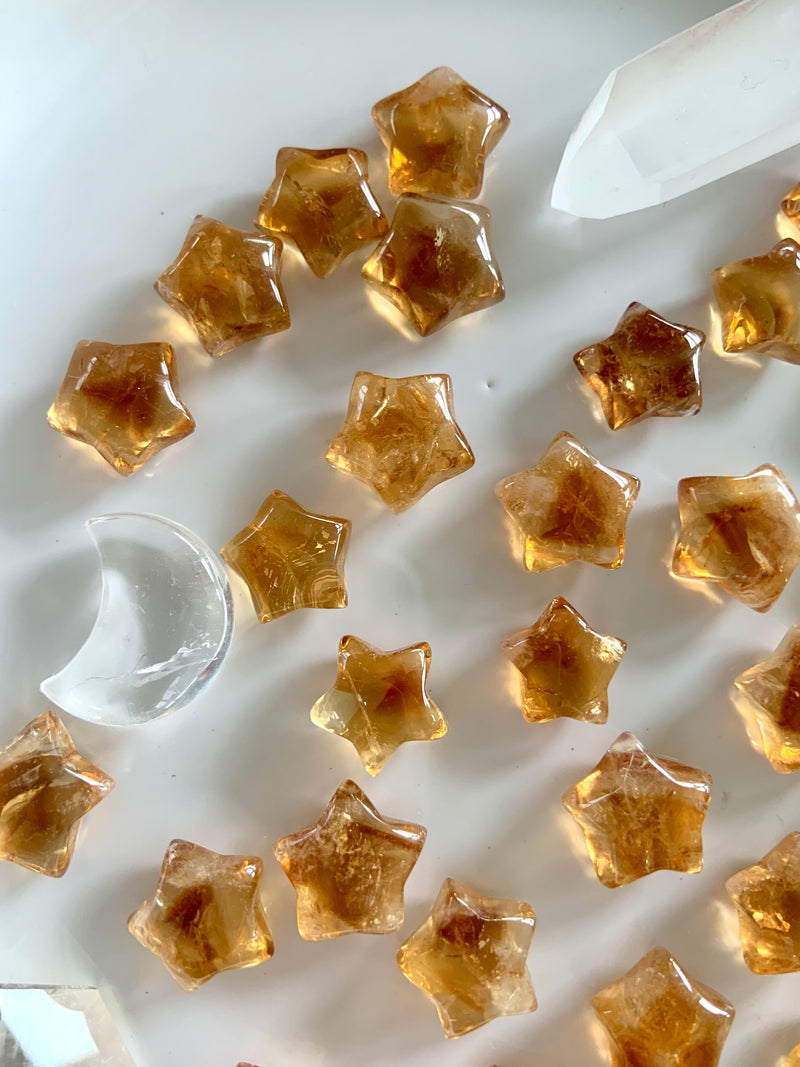 Mini Citrine Stars