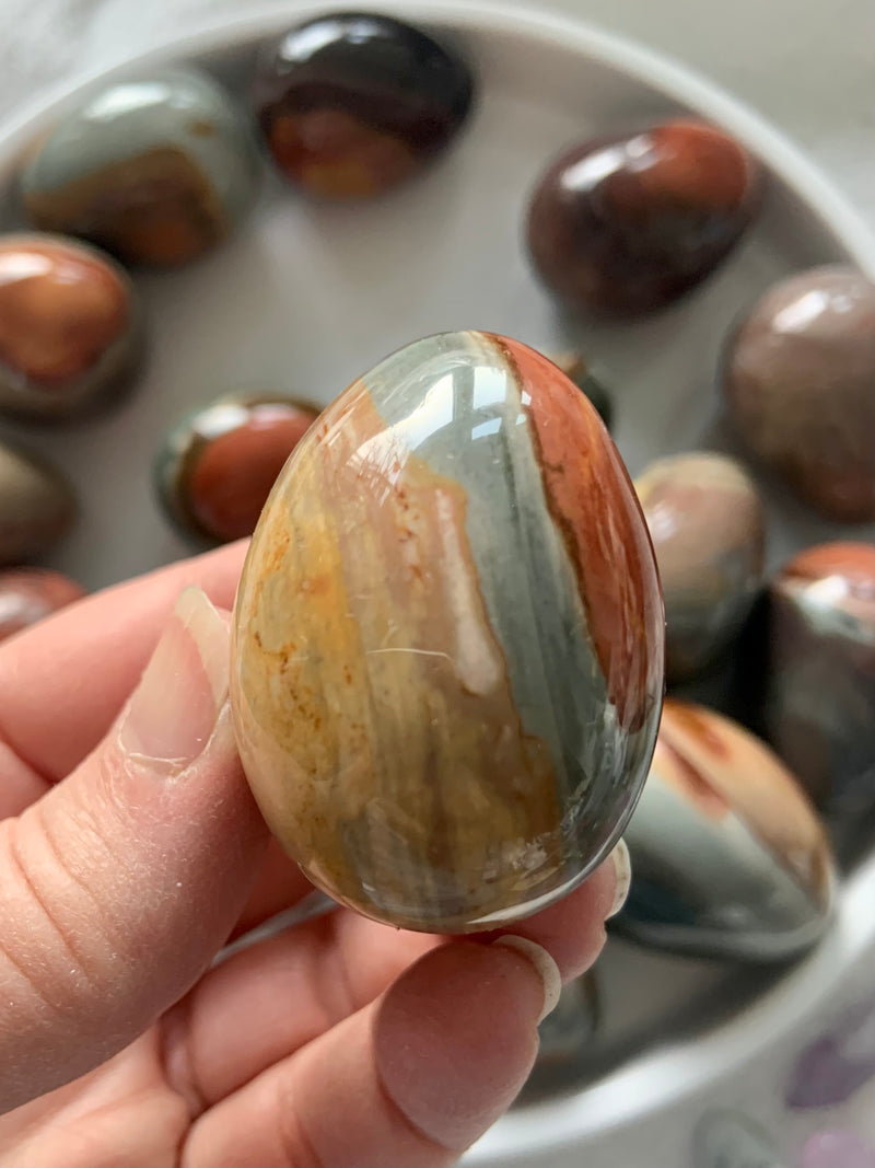 Polychrome Jasper Eggs