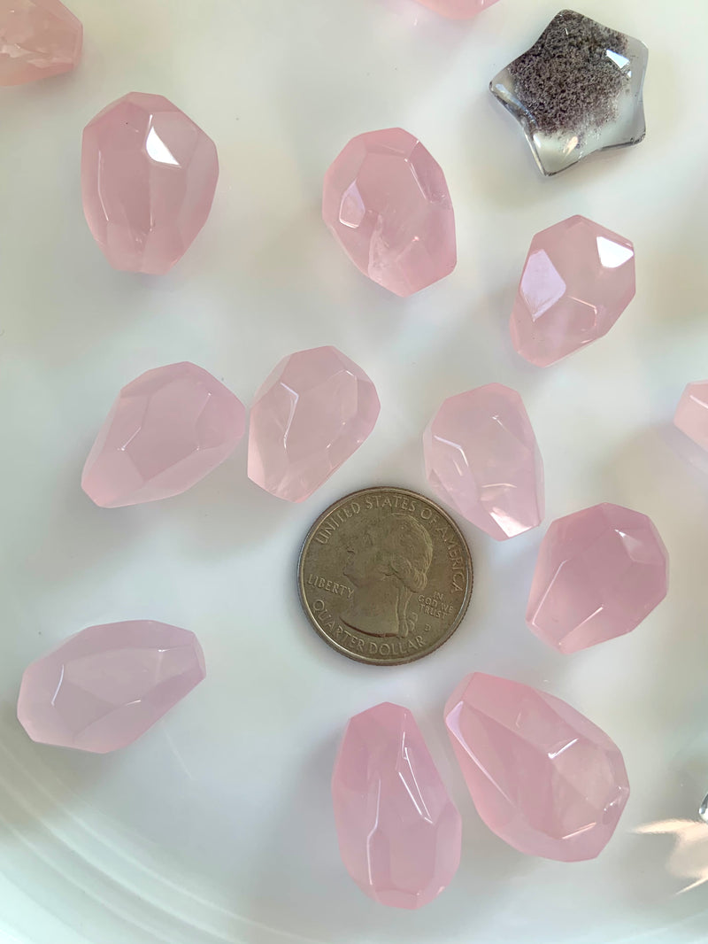 Mini Rose Quartz Freeform Gems