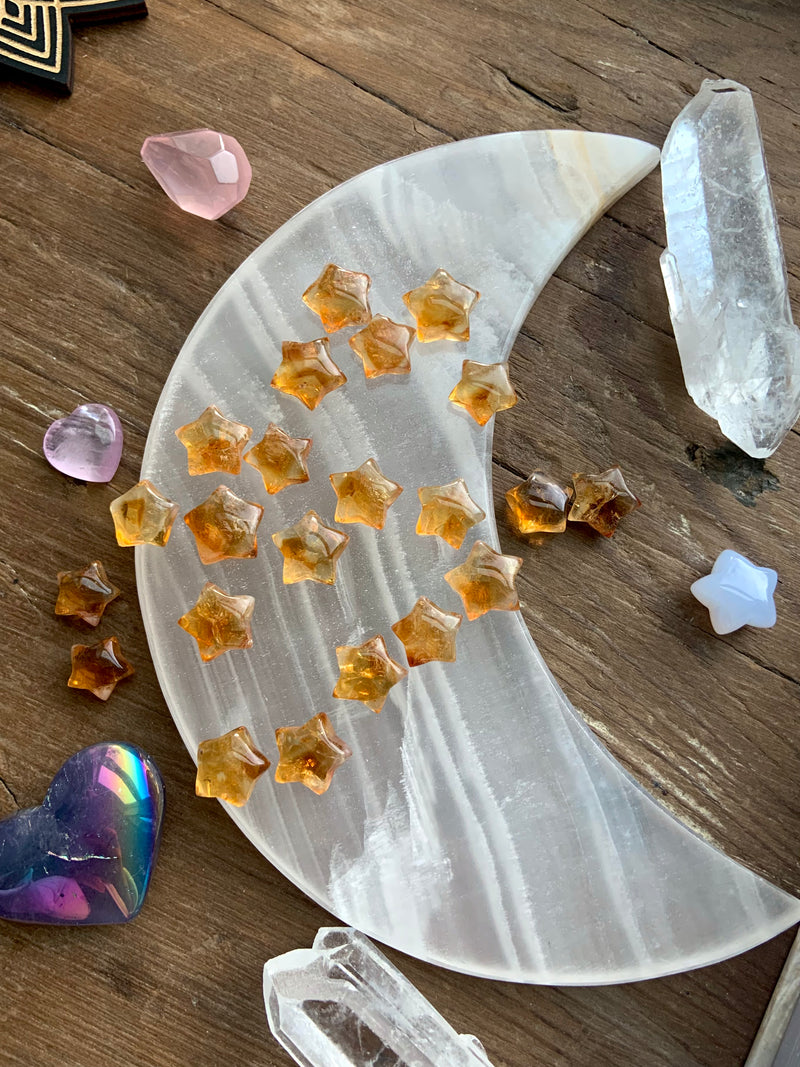 Mini Citrine Stars