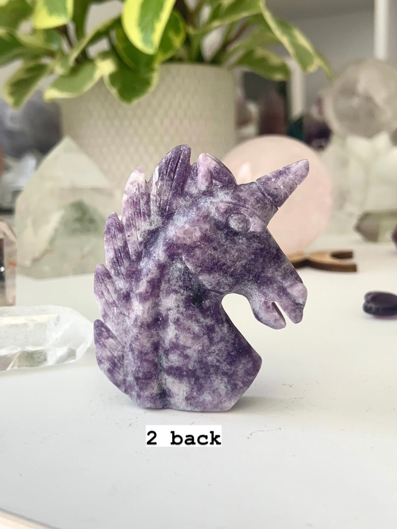 Lepidolite Unicorns - pick your fav!