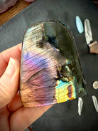 Add this rare sunset Labradorite freeform for your crystal collection
