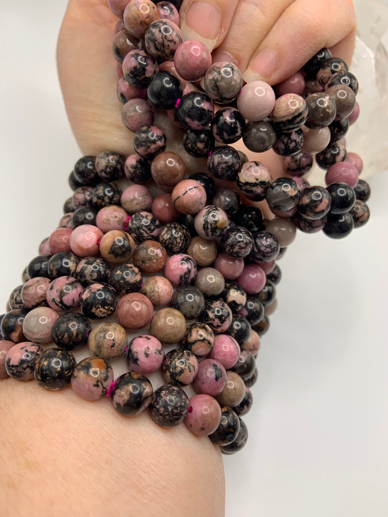 Rhodonite Beaded Bracelets