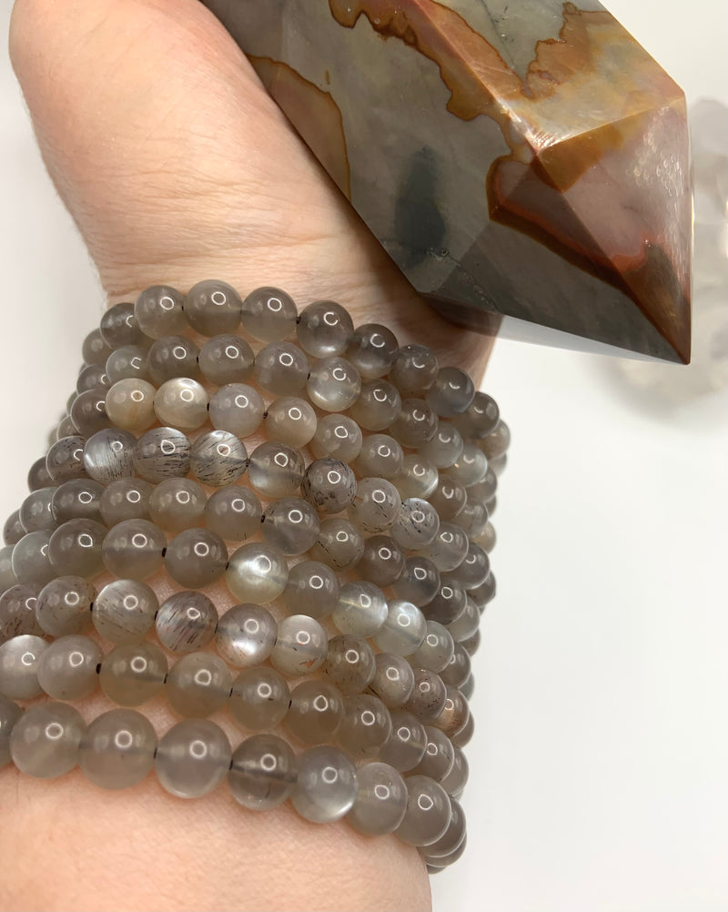 Gray Moonstone Bracelets