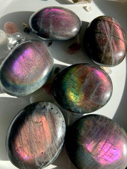 Sunset Labradorite Palm Stones - You Pick!