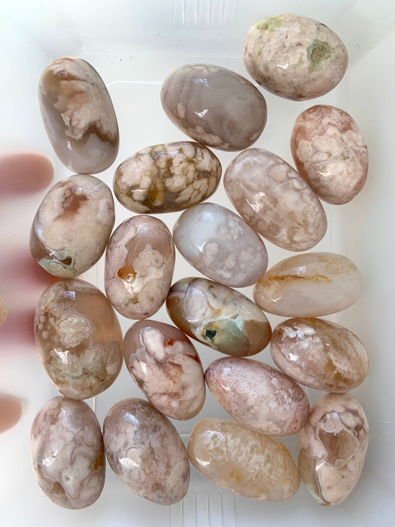 Flower Agate Tumbles