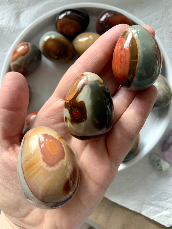 Polychrome Jasper Eggs