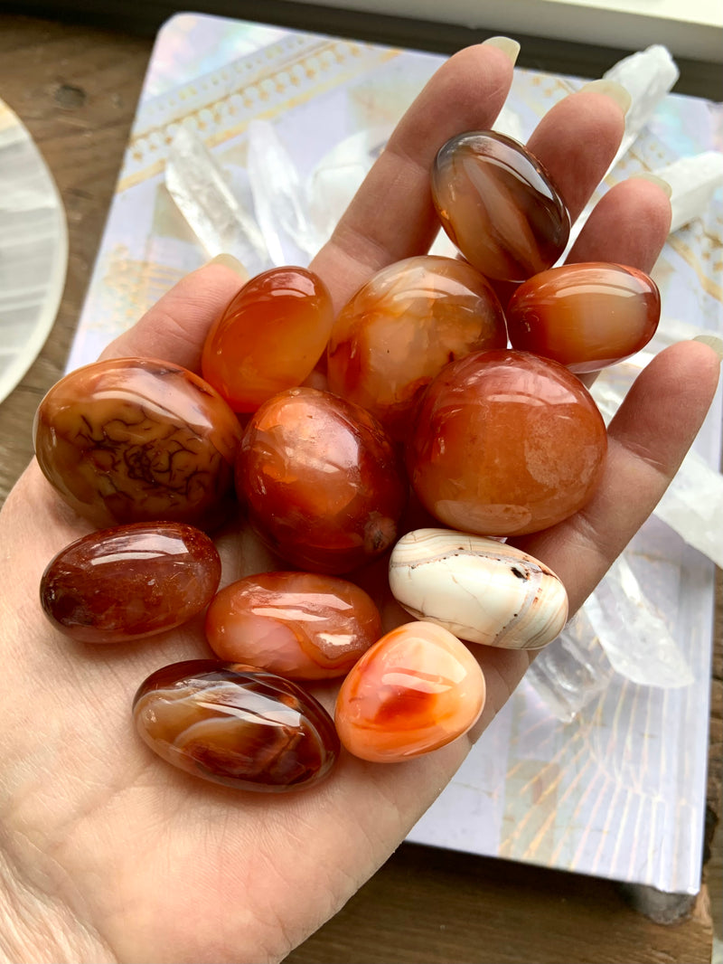 Carnelian Tumbled Stones