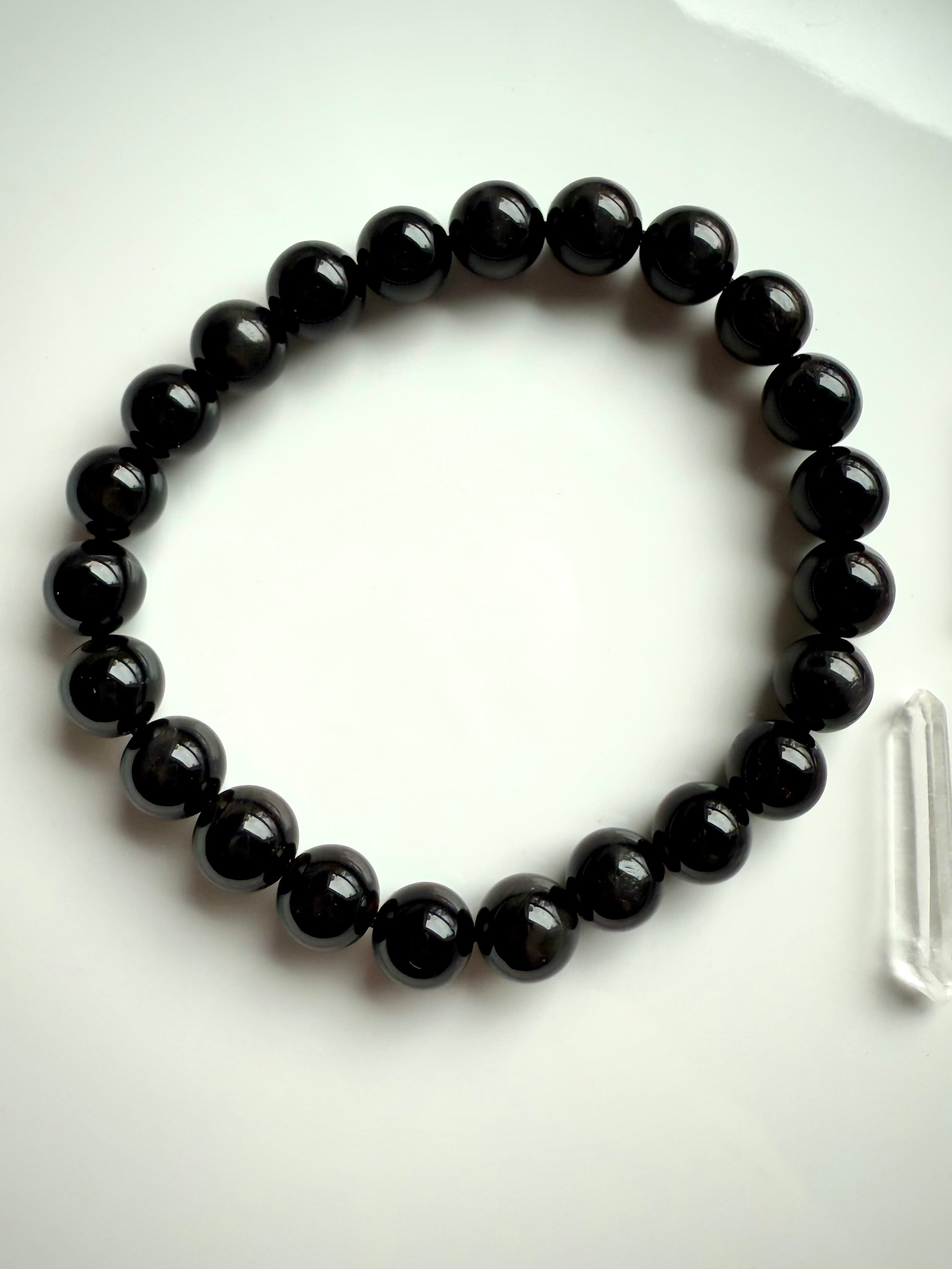 Wear your natural Black Tigers Eye Bracelet for motivation, grounding + energetic protection