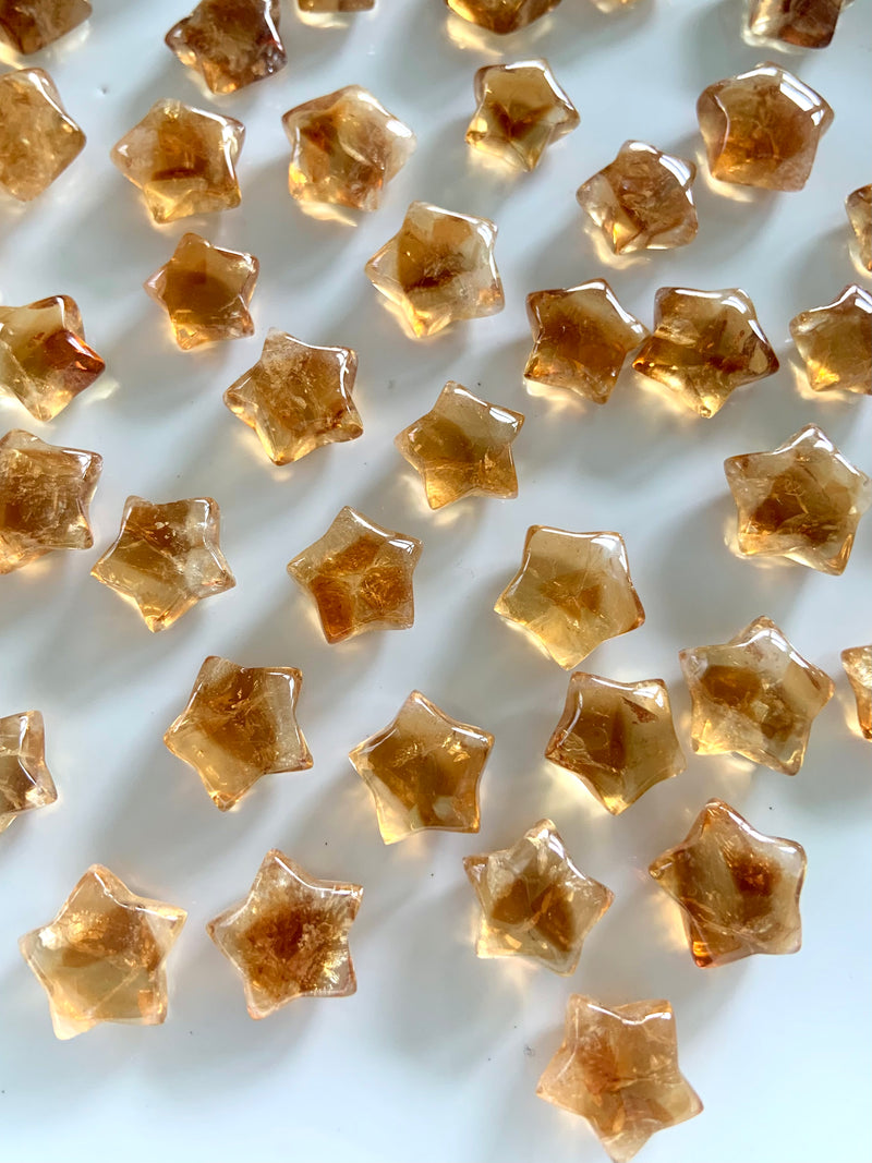 Mini Citrine Stars