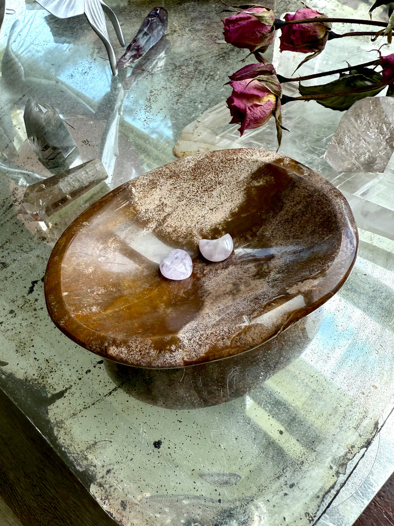 Beautiful Brown Ocean Jasper Bowl