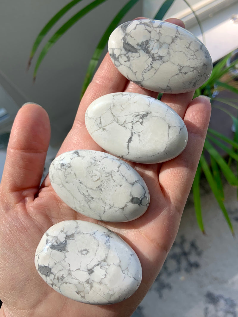 Howlite Palmstones