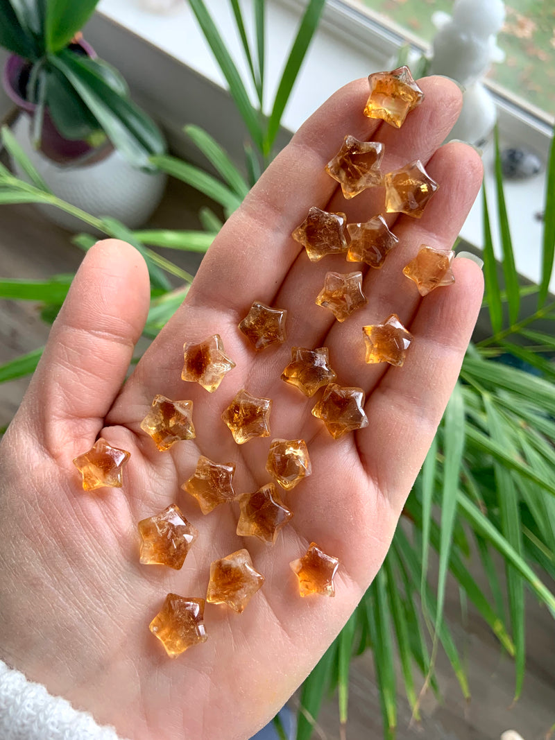 Mini Citrine Stars