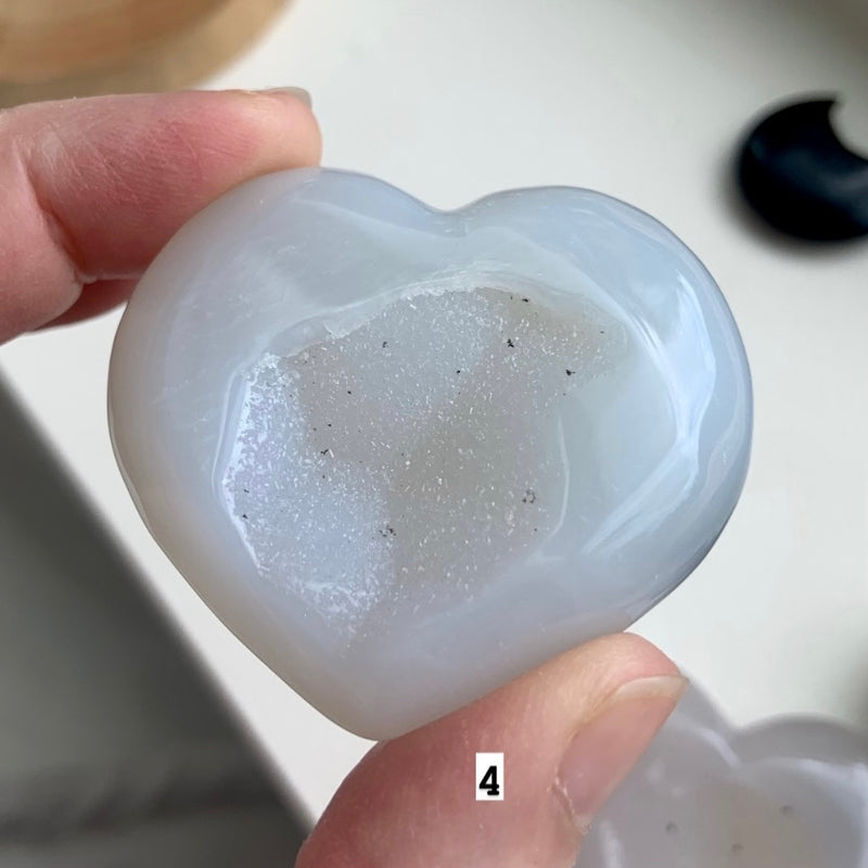 Druzy Agate Crystal Hearts - You Pick!