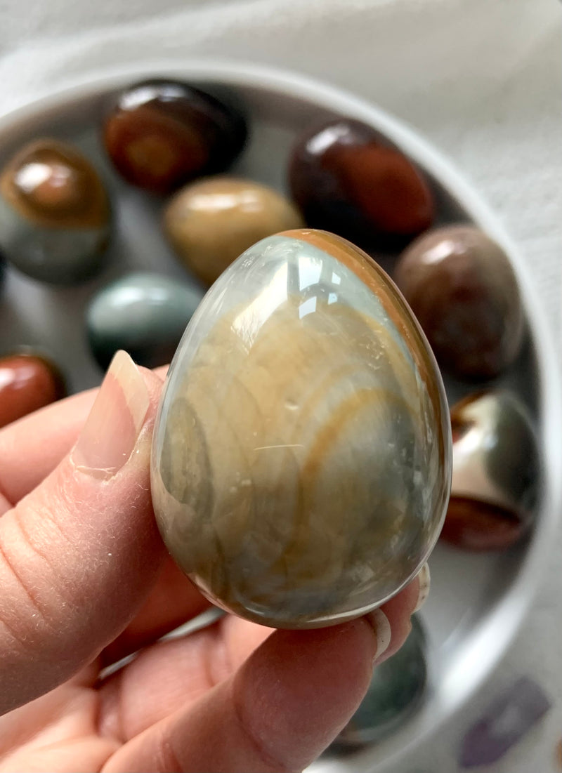 Polychrome Jasper Eggs