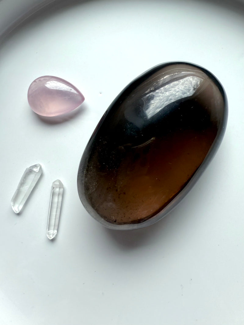 Large Smokey Quartz Palmstone