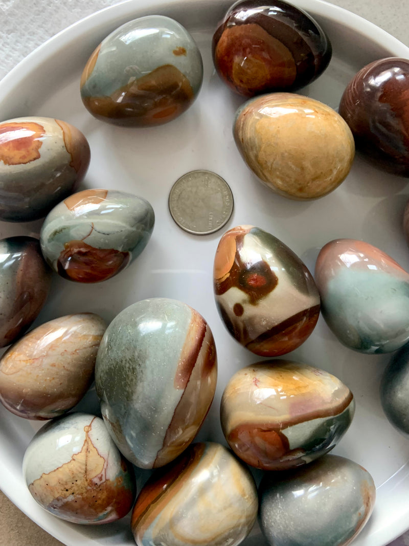 Polychrome Jasper Eggs