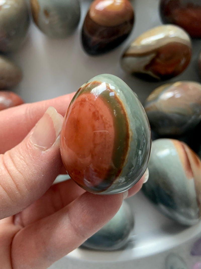 Polychrome Jasper Eggs