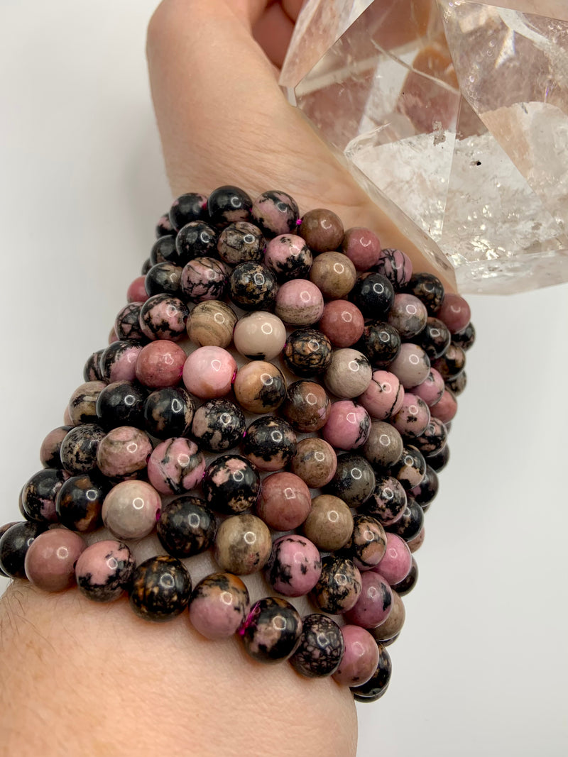 Rhodonite Beaded Bracelets