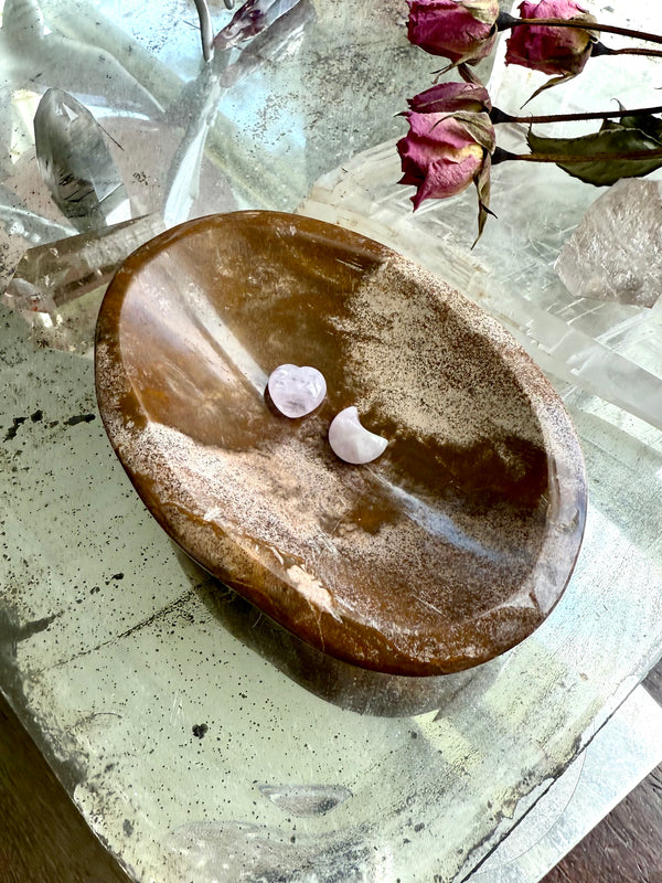 Beautiful Brown Ocean Jasper Bowl