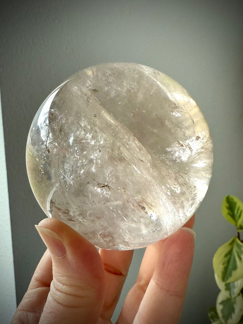 Champagne Smokey Quartz Sphere with Rainbows