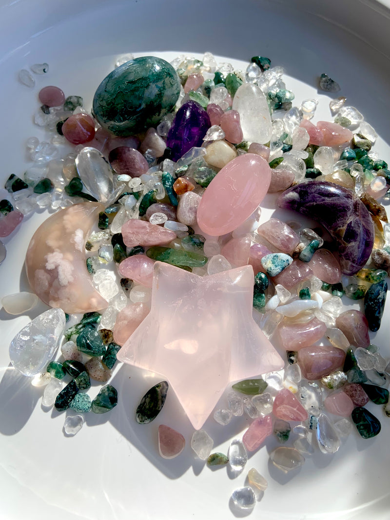 Mozambique Rose Quartz Stars