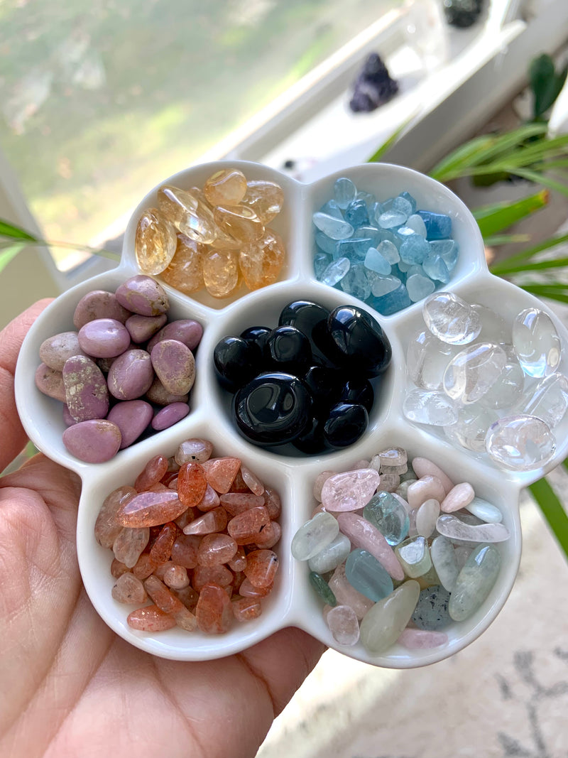 Crystal Chips + Small Tumbles in Bulk - 23 Varieties