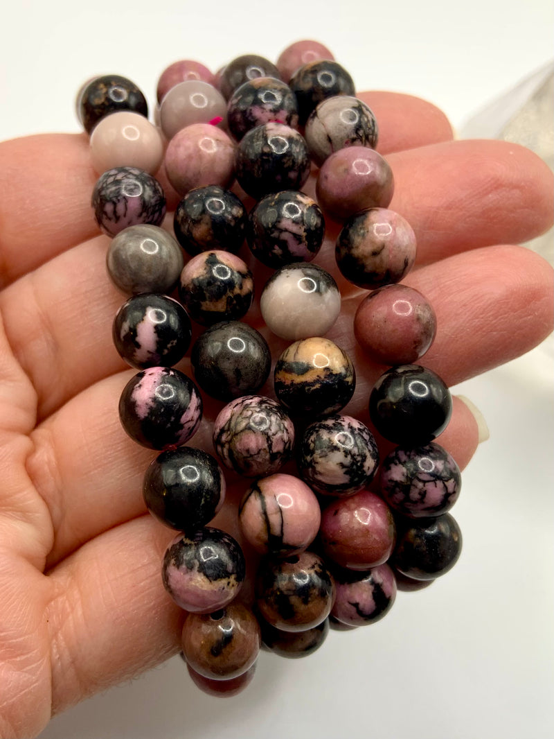 Rhodonite Beaded Bracelets