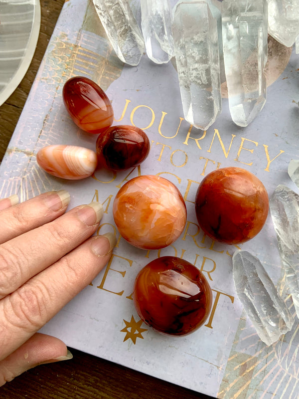 Carnelian Tumbled Stones