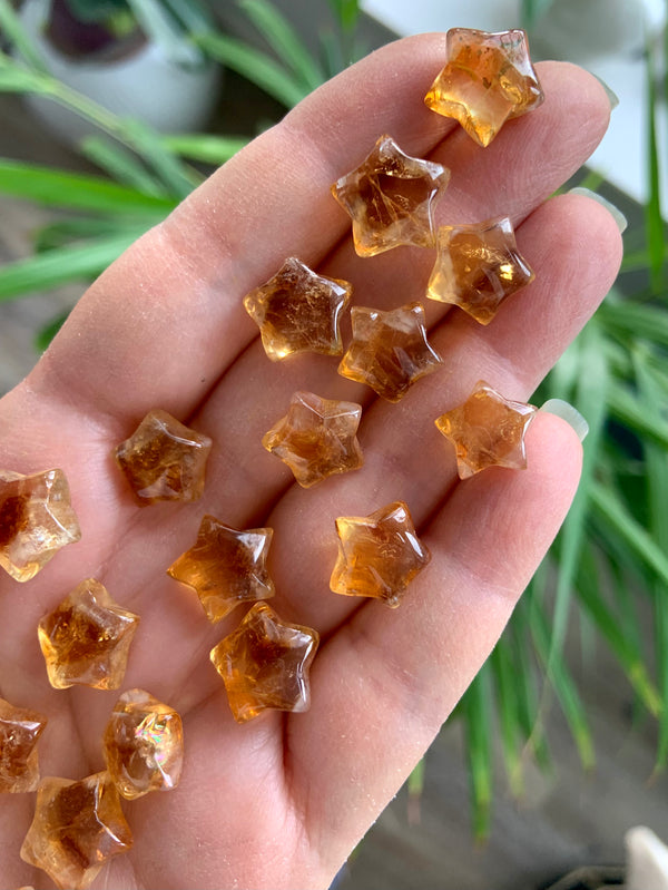 Mini Citrine Stars