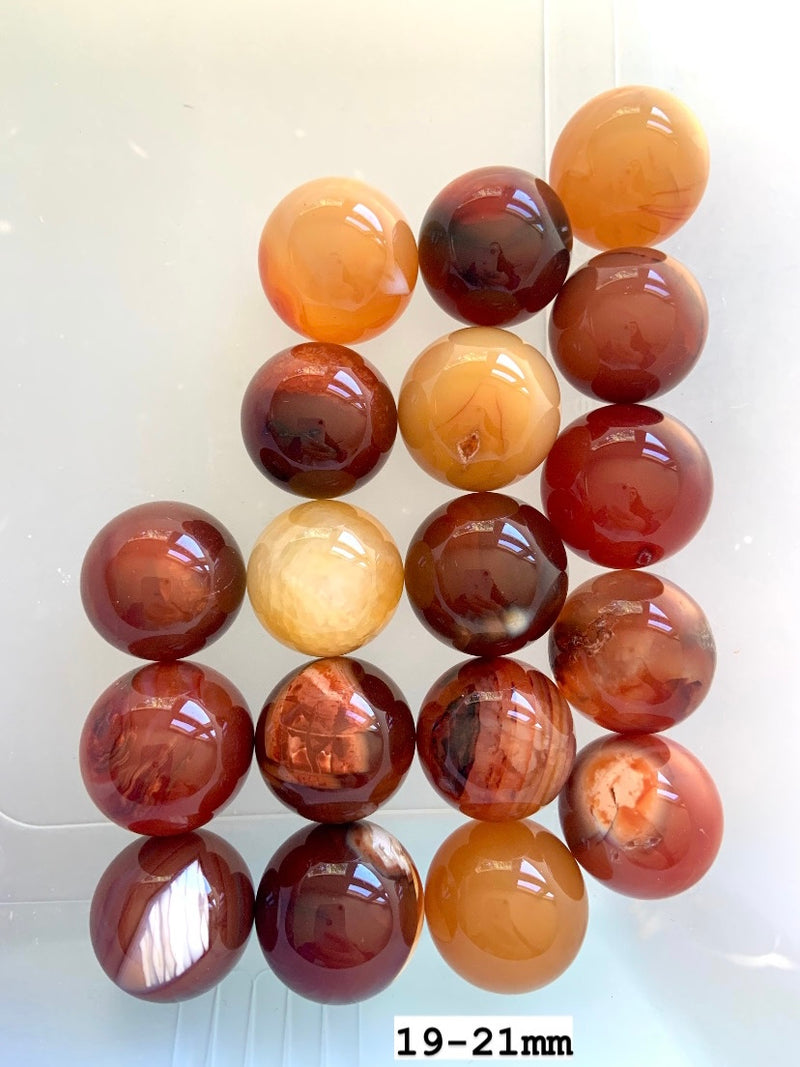 Small Carnelian Spheres