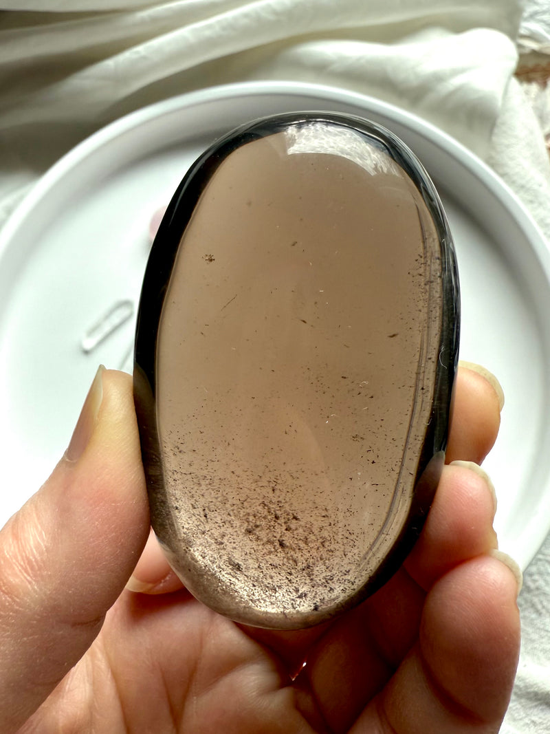 Large Smokey Quartz Palmstone